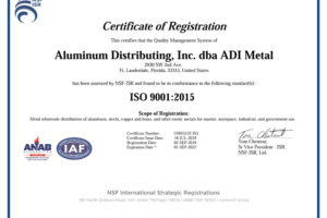 ADI ISO Certificate