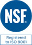 NSF Registered ISO 9001 Certificate